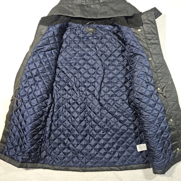 J. Crew Black Utility Hooded Jacket - Picture 8 of 13